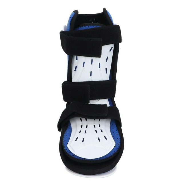 Bota para fracturas, tobillera corta, ortesis AFO, férula con placa de protección frontal para lesiones de tobillo y pie, esguince, fractura, pie izquierdo L