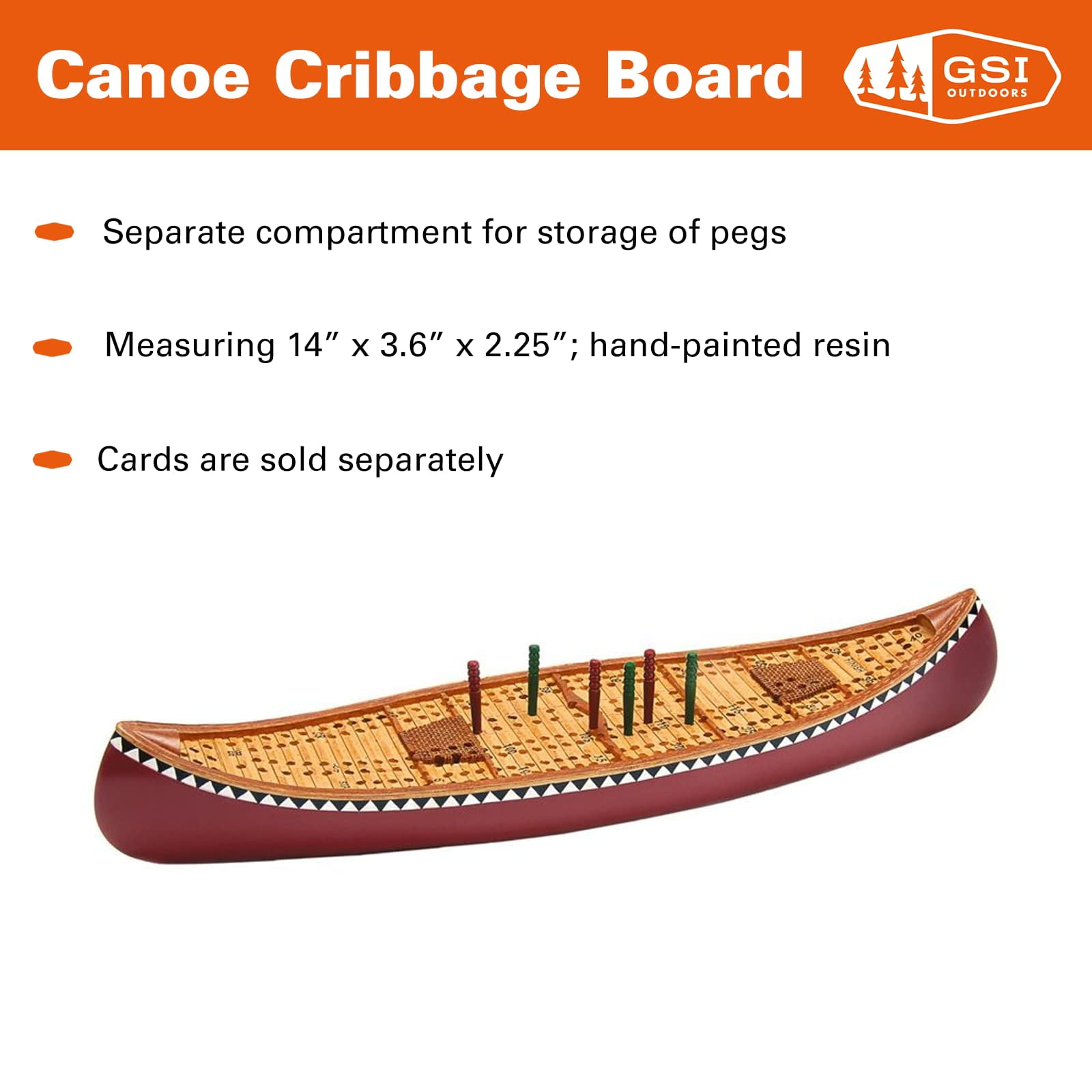 Outside Inside - Hand Painted Hunting Shell Cribbage Board | Walmart Canada