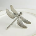 thumbnail image 5 of 18PCS Dragonfly Napkin Ring Silver DIY Hotel Wedding Banquet Table Display Metal Napkin Buckle, 5 of 8