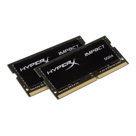 HyperX Impact - DDR4 - kit - 32 GB: 2 x 16 GB - SO-DIMM 260-pin - 2400 MHz / PC4-19200 - CL14 - 1.2 V - unbuffered - non-ECC
