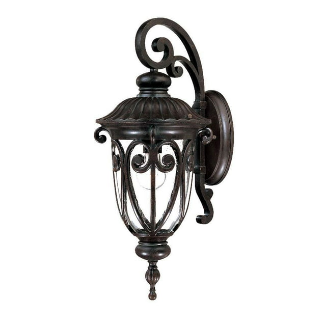 Acclaim 2112MM Naples Collection 1-Light Wall Mount Outdoor Light Fixture Marbleized Mahogany
