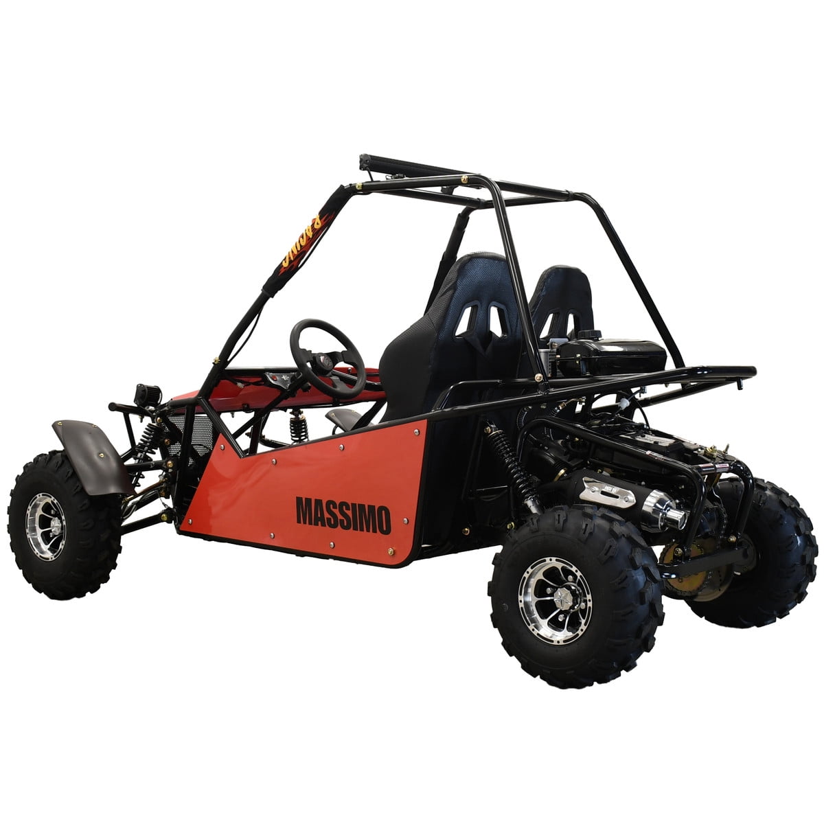 Massimo GKM 200 Go Kart 4 Stroke 177cc 2WD -Red
