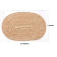 thumbnail image 3 of >Earth Rugs 15" X 27" OVAL 100% Jute Braided Rug--FLAG, 3 of 4