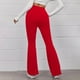 thumbnail image 4 of Pantalones deportivos ajustados elásticos de cintura alta para mujer - Pantalones deportivos informales para yoga y running, 4 of 7
