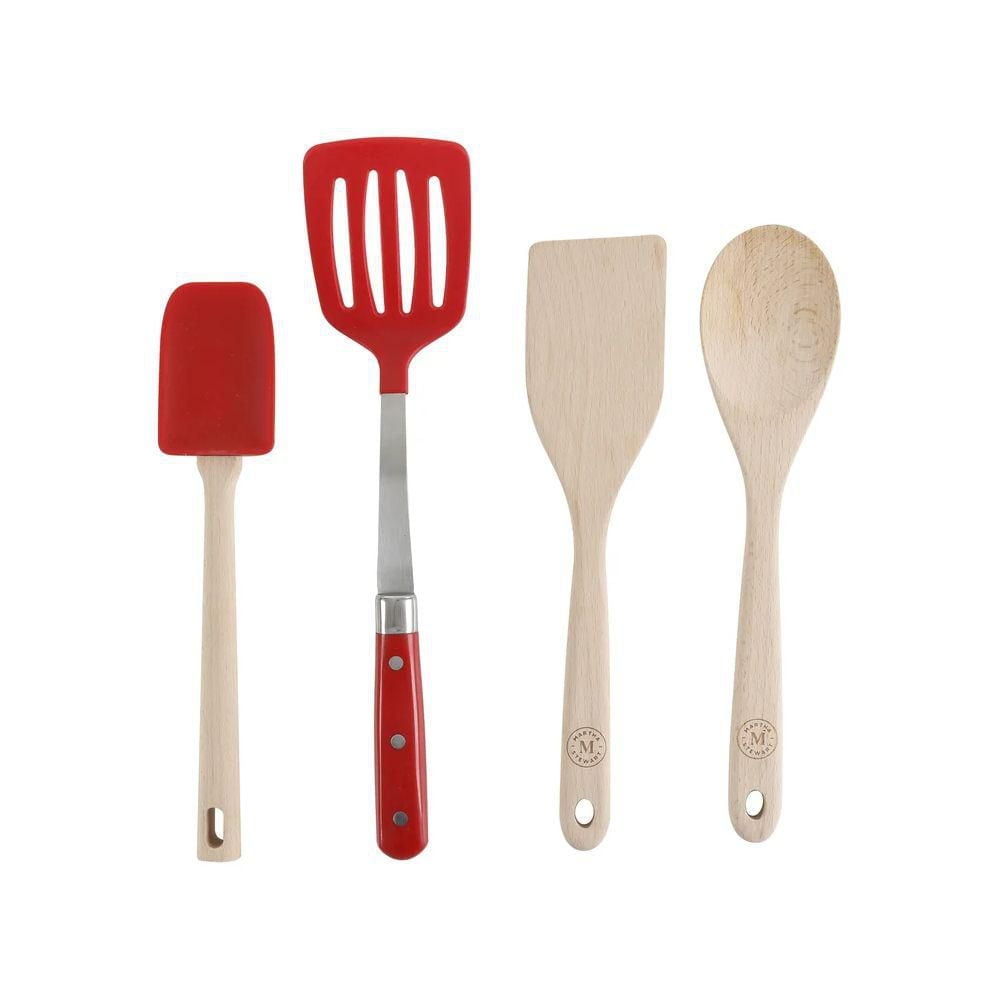 Martha Stewart 14 Piece Cookware Set, Red