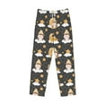 thumbnail image 4 of Xecao Cute Bee Gnome Men's Straight Lounge Pajama Pants: The Ultimate in Comfortable Sleepwear, 4 of 9