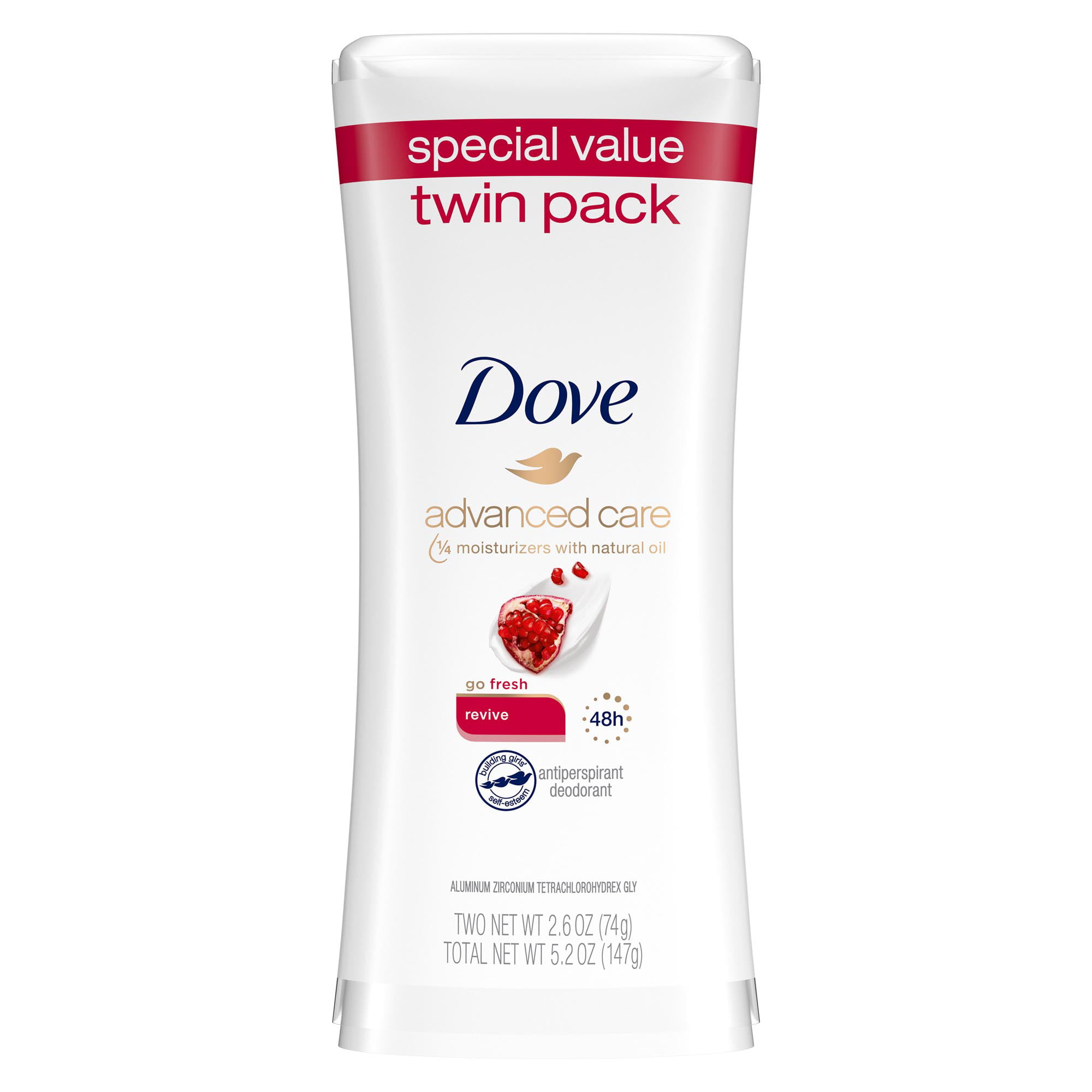 Dove Advanced Care Antiperspirant Deodorant Stick Revive For 48 Hour