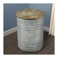 thumbnail image 3 of Elk Home Cannes 16-Inch Wide Round Wood and Metal Accent Table in Gray Finish, 3 of 5