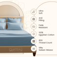 thumbnail image 3 of Juego de sábanas Chateau Home Collection, 100% algodón egipcio, 800 hilos, 3 of 8