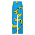 thumbnail image 4 of Colorful Yellow Banana Pajamas For Women Loose Retro Night Pajama Pants Comfortable Sleepwear Bottoms Homewear, 4 of 6