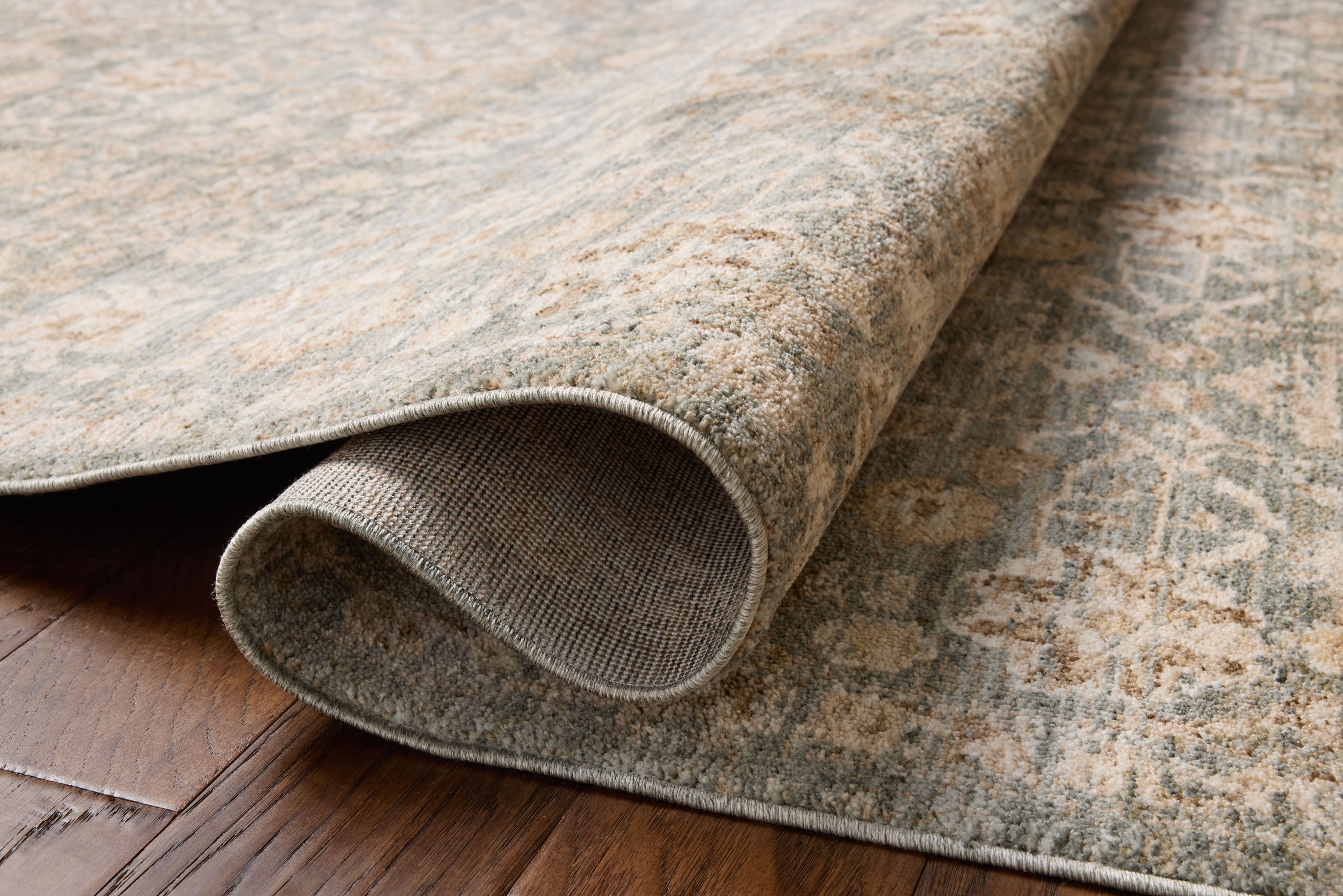 Chris Loves Julia x Loloi Palma Blue / Natural 2'-7" x 10'-0" Runner Rug