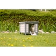 thumbnail image 4 of TRIXIE 22" x 17.9" Insulated Small Cat Shelter for Cold Seasons, Elevate Cat Home, Gray, 4 of 8