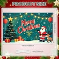 thumbnail image 2 of Christmas Tree Christmas Banner Santa Claus Xmas Display Reindeer Red Balloons Holiday Backdrop for Christmas Party Indoor Celebration Photo Shoot, 2 of 9