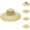 C, variant on Straw Sun Hat for Women Men LSQii Summer Classic Adjustable Breathable UV Protect Wide Brim Sun Hat Simple Fishing Garden Cap for Workout Daily