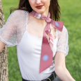 thumbnail image 4 of Sikiie Glittering Pink Bathtub Neck Scarf Printed Scarves Head for Women'S Fashion Satin Scarfs For Bag Hair for Dating, Travel, 4 of 6