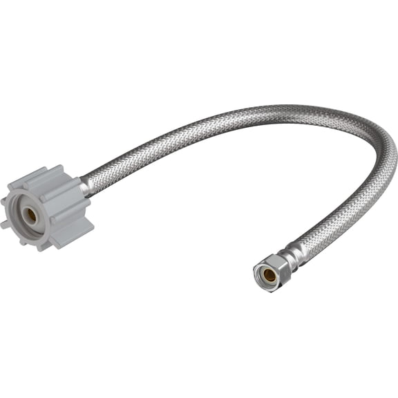 Proflo Pfx146474 3/8" C X 7/8" X 20" Stainless Steel Closet Connector