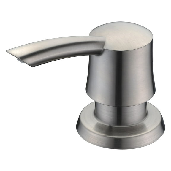 ANZZI Soap Dispenser Bottle Venice Series, Refillable Countertop Dispenser 5 oz. Brushed Nickel