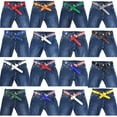 thumbnail image 6 of Falari Kids Leather Elastic Adjustable Belts for Boy Girl All Occasion Variety Colors, 6 of 6