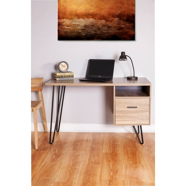 Writing desk with 2024 hairpin legs walmart
