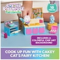 thumbnail image 3 of Gabby's Dollhouse Fairylandia Cakey Cat's Fairy Kitchen 10-Piece Set, Ages 3+, 3 of 11