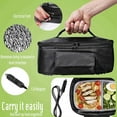 thumbnail image 4 of Car Microwave Portable Mini Car Microwave 12V Electric Oven Fast Heating Picnic Box for Travel Camping Food Cooking Black, 4 of 9