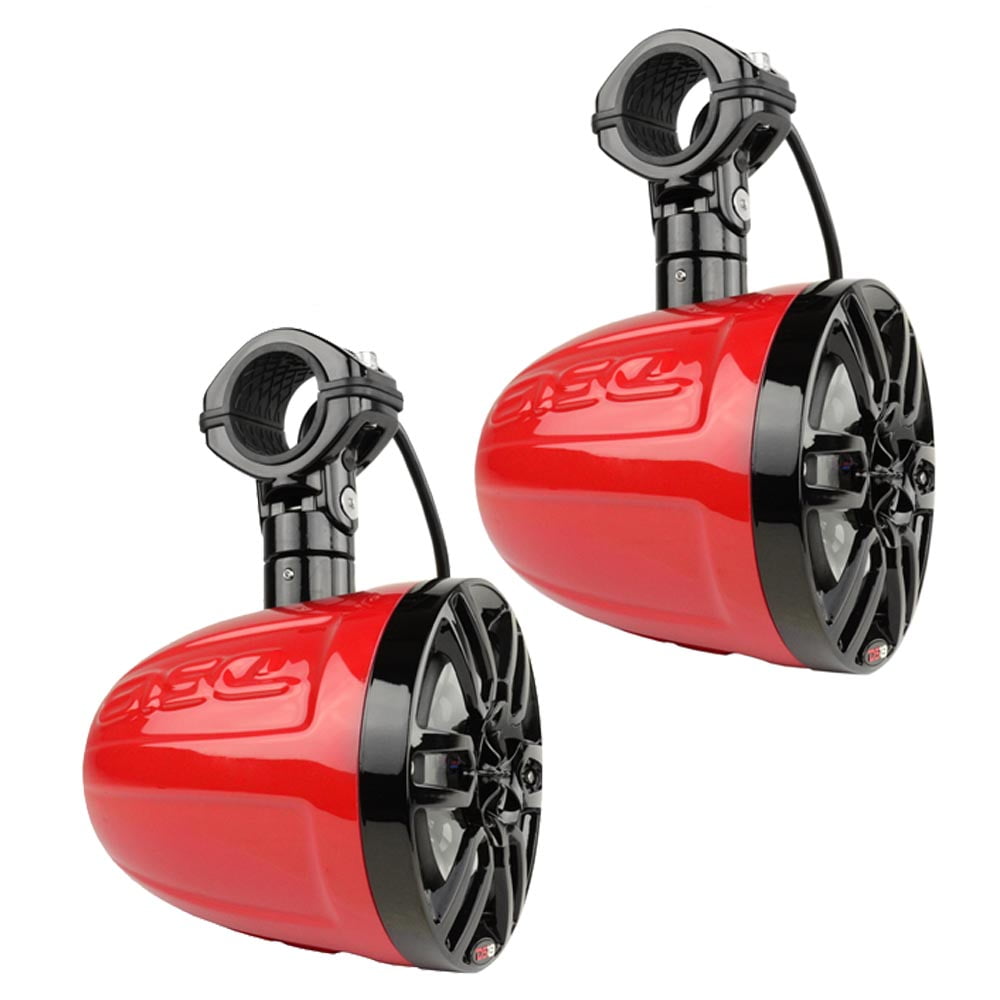 2 DS18 NXL8UTVR 8" Wake Board Tower Marine Boat UTV Pod Speakers RGB