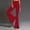 Red, variant on Womens Solid Sport Length Full Casual Pants Flare Leg High Waist Trousers Women's Pants Suit Casual Womens Pants Casual Petite Women's Pants Casual plus Size Dress Pants for Women Business Casual Long