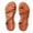 Brown, variant on Women's Braided Strap Flat Sandals Casual Crisscross Toe Ring Summer Flats Comfortable Non-Slip Beach Walking Shoes for Beach, Casual Walking & Daily Summer Wear
