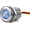 Sliver, variant on 12 Volt Light Dimmer RV Boat High-Side PWM Dimming Switch, 7/8" Mounting Hole w/Blue Backlight for LED Strip Light 12V LED Halogen Incandescent, All-Aluminum Shell, Rated 6A (Black)