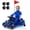 Blue, variant on 24V Electric Wiggle Car, NEORIVER 360° Rotating Ride on Drift Car – 180W Brushless Motor, High/Low Speed 3-8 mph, Lights, Music, Bluetooth, USB, Replacement Wheels, Go Cart Toy for Kids
