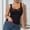 Black, variant on Black Women's Built in Bra Tank Top Ribbed Nylon,Spandex Sleeveless Casual Shirts Racerback Workout Yoga Camisole Tops Comfy Undershirt Tank Top Women L