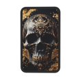 thumbnail image 7 of Bingfone Car Four-Season Universal Armrest Box Mat,Car Armrest Seat Cover Soft Leather Waterproof Armrest Cover Center Console Mat-Gold Pattern Black Skull, 7 of 7