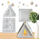 thumbnail image 1 of Titular de la Vela Moldes de Silicona Hollow Estrellas y Luna Casa Decoración Molde de Silicona Tienda de Campaña Candelabro Molde de Aromaterapia, 1 of 5