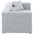 thumbnail image 5 of Bowery Hill Contemporary Upholstered Grey Durable Linen Modular Sofa, 5 of 8