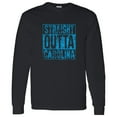 thumbnail image 2 of Straight Outta Carolina Long Sleeve T Shirt - X-Large - Black, 2 of 6