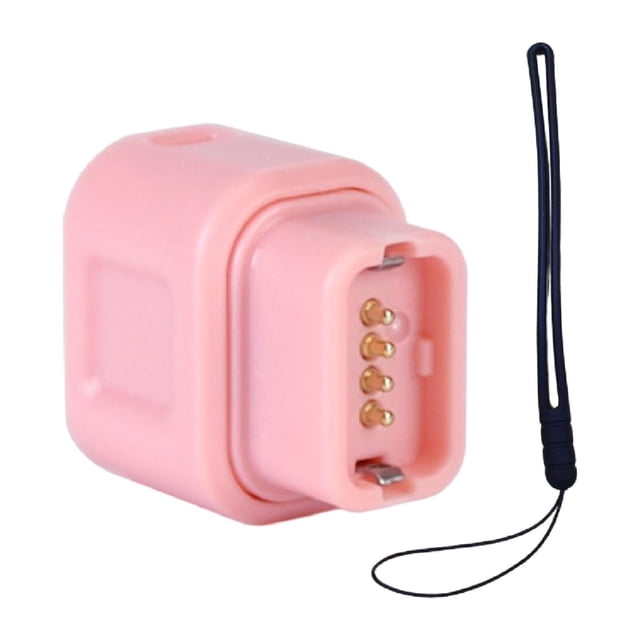 Adaptador de carga convertidor de 4 pines a tipo C, accesorios, reemplazo compacto para exteriores Rosa