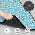thumbnail image 3 of Disketp Cartoon Teeth for Crystal Velvet Car Mats Four-Piece Set,All-Season Automotive Protection, Vehicles, Cars, Trucks, and SUVs,Anti-Slip Design, 3 of 7
