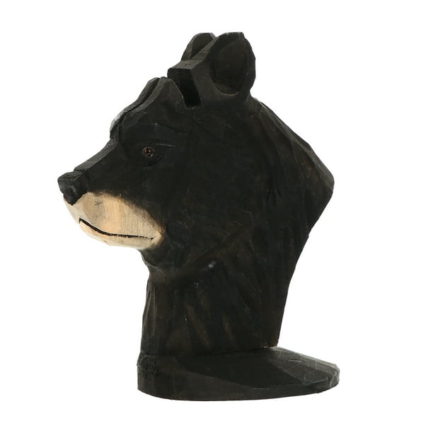 EeaseMX 1 soporte de madera decorativo para gafas con diseño de animales creativos.