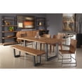 thumbnail image 5 of Coast to Coast Knox Acacia Wood Live Edge Dining Table, 30"H x 79"W x 38"D, Sequoia Light Brown Acacia, 5 of 10