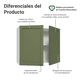 thumbnail image 3 of Alacena Gabinete Superior Cocina Madesa Vik 80cm BV, 3 of 4