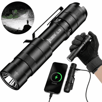 NEBO Davinci 3500 | Rechargeable 3500 Lumen Handheld Flashlight with Power  Bank , Black - Walmart.com