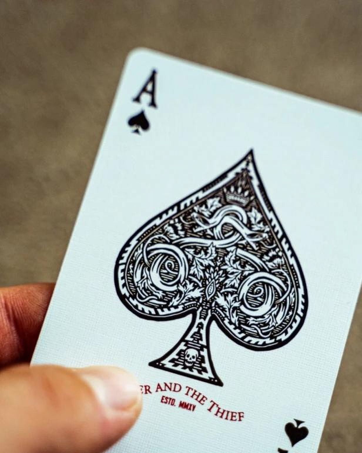 Blood Red Edition (V2 2019) Playing Cards by Joker and the Thief