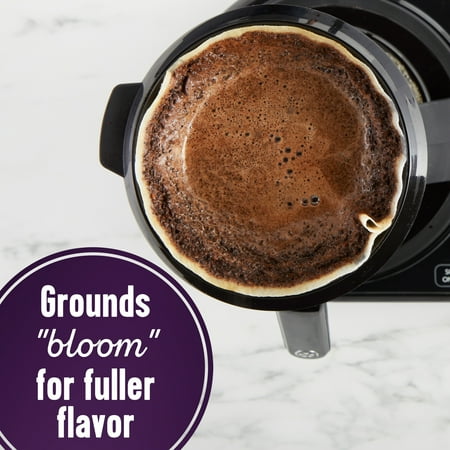 Mr. Coffee - All-in-One At-Home Pour Over Coffee Maker, Black - Black