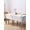 White Light Gray, variant on Marble Table Cloth, Modern Grey White Rock Monochrome Simple Waterproof Tablecloth for Rectangle Tables, Reusable Washable Fabric Table Cover for Restaurant Kitchen Dining Tables 54"x108"