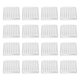 thumbnail image 2 of ColoMX 16 protectores transparentes antideslizantes para patas de muebles: protectores cuadrados para alfombras con púas, almohadillas transparentes antideslizantes para sofás, mesas y sillas., 2 of 8