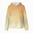 thumbnail image 5 of TOWED22 Girls Hoodies Cute Long Sleeve Oversized Gradient Colors Pullover Sweatshirt Tops with Kangaroo Pocket,Beige,9-10 Y, 5 of 6