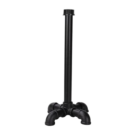 Nicehomfit Vintage Style Iron Tissue Holder Desktop Roll Paper Stand Black