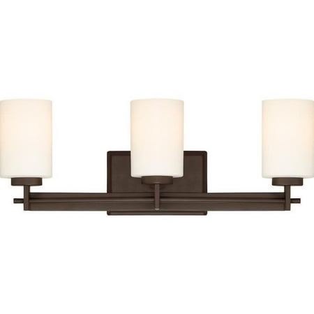Quoizel Taylor Bath Fixture with 3 Lights in Western Bronze