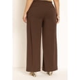 thumbnail image 5 of ELOQUII Women's Plus Size Tall The Ultimate Stretch Wide Leg Work Pant, 5 of 6