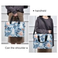 thumbnail image 6 of FORMRS 16" Laptop Bag Carrying Sleeve Case with Handle Travel Shoulder Briefcase, Floral Easter Rabbits, 6 of 8